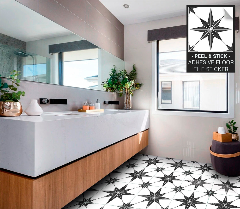 D-C Floor FIX Classic Black Granite Style Self-adhesive Vinyl Floor Tiles  30.5cm X 30.5cm F274-5062 Uk 