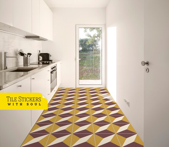 Tile Stickers Mosaic, Tile Stickers, Flise Klistermærke, Shower Tile, Peler et Coller des Carreaux, Vinyl Floor Tile, Boden Abziehbilder