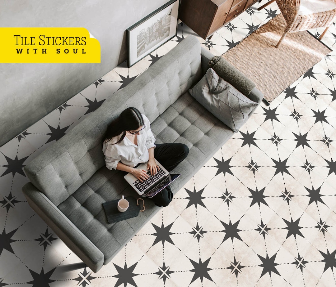 Tile Stickers for Fireplace, Tile Stickers for Wall Floor, Backsplash