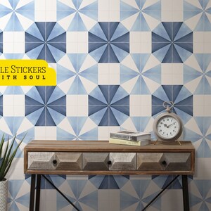 Tile Wallpaper, Removable Wallpaper, Tile Wallpaper, Peel and Stick Wallpaper, Living Room Wallpaper. SKU: TW151