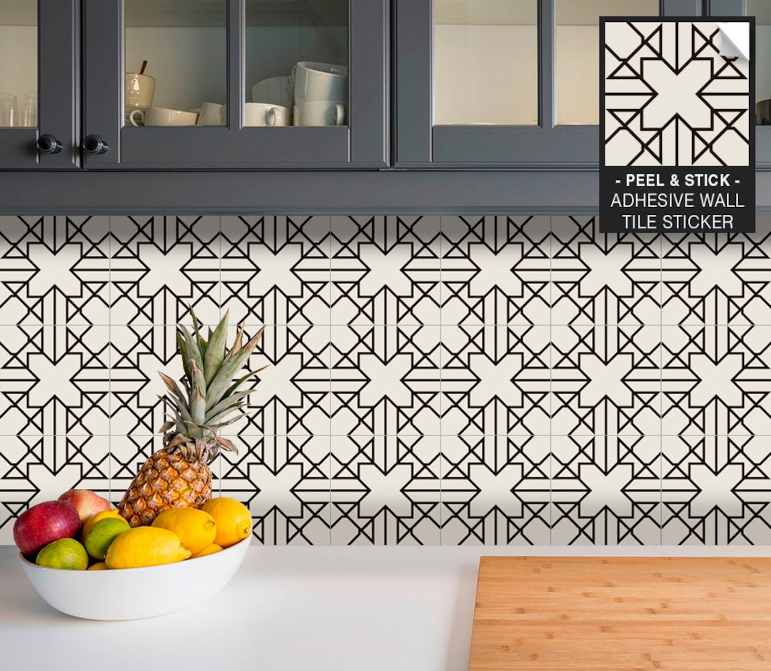 Splashback Tiles Kitchen Adhesive Tiles Wall Tile Stickers Etsy