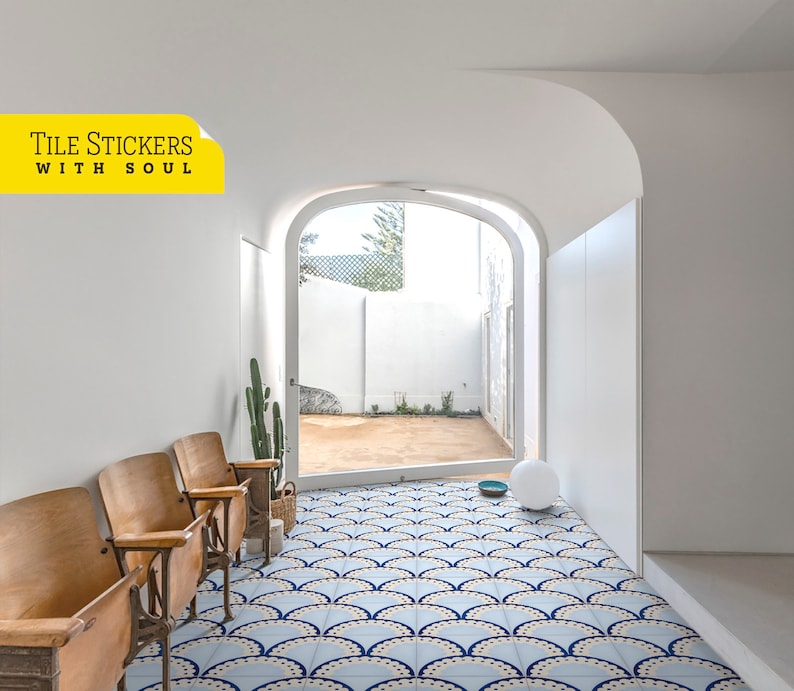 Peel and Stick Floor Tile Peel and Stick Tile Tile Stickers Etsy