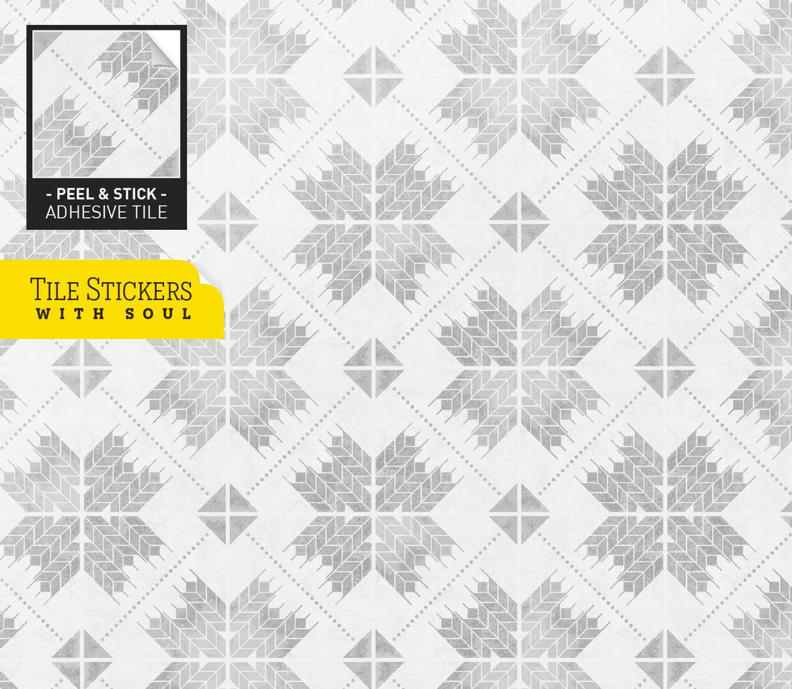 Pegatinas de baldosas efecto de hormigón para suelo o pared | Etsy