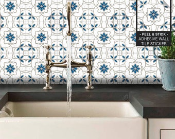 Wall Panels, Panel adhesivo de pared de vinilo, Removable Tile Stickers, Wall Tile Sticker, Wall Tiles, Stair Riser Decals, Pack of 9