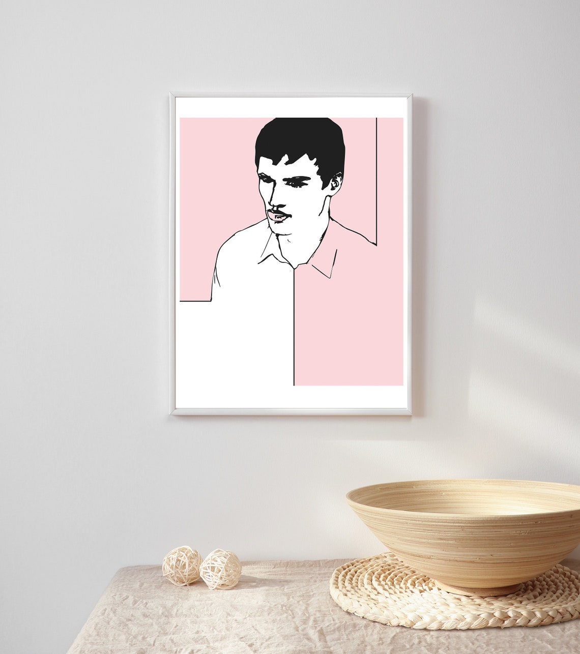 Boy Portrait Art Printable Wall Art Instant Digital Etsy