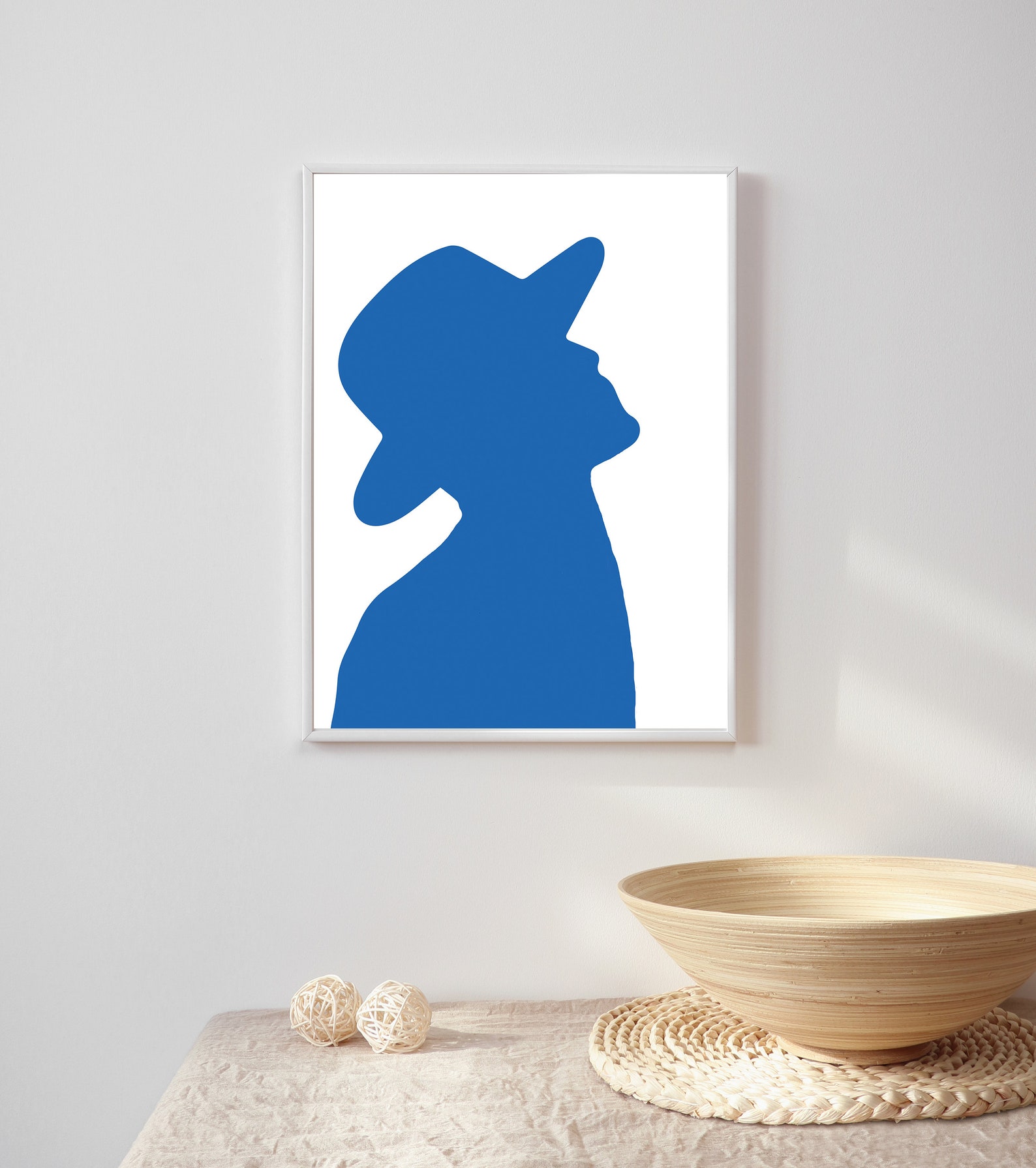 Man With Hat Printable Wall Art Instant Digital Download Etsy