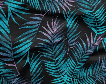 Waterdichte canvasstof: jungle-monsterabladeren, 200 g (op halve meter)