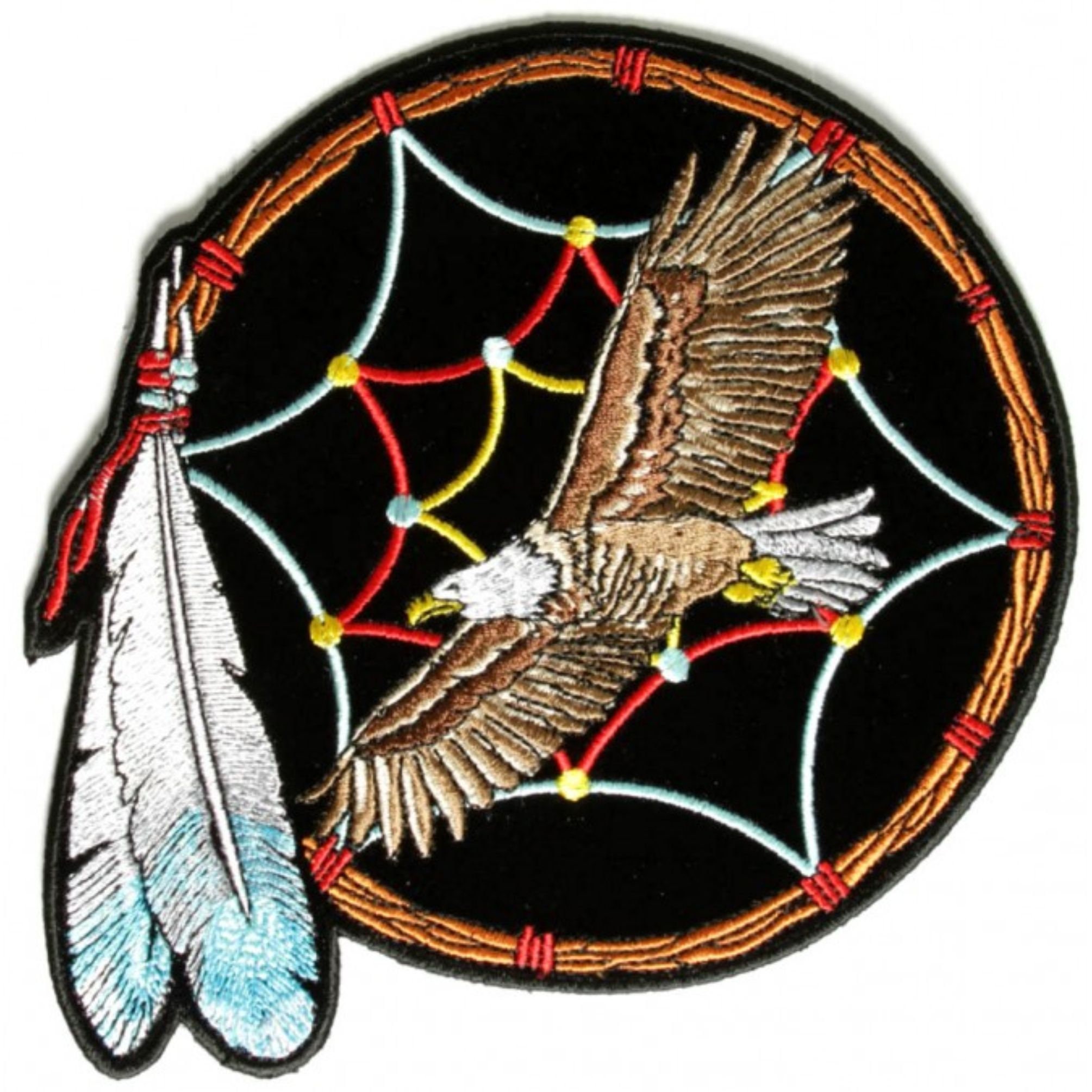 Aufnäher Dreamcatcher Feder Patch Feather Indianer Western 242