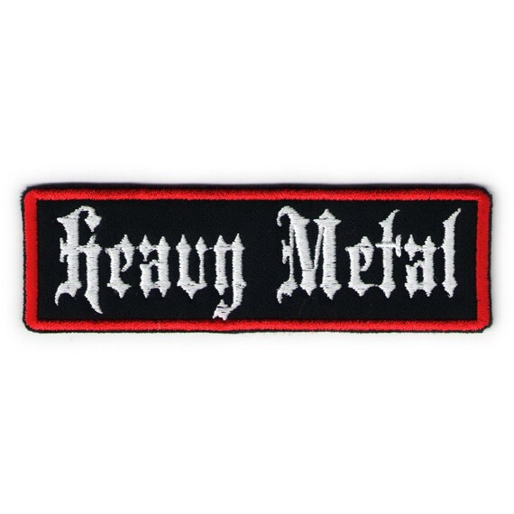 HEAVY METAL Patch Etsy