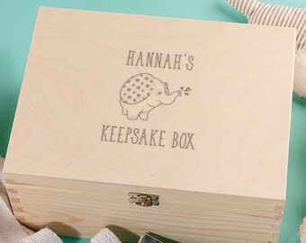 Personalised Keepsake Memory Box for Children - Personalized Birthday Gift For Boys and Girls