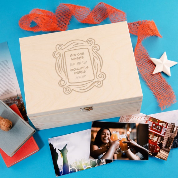 Personalised Friendship Keepsake Box or Photo Box Gift 
