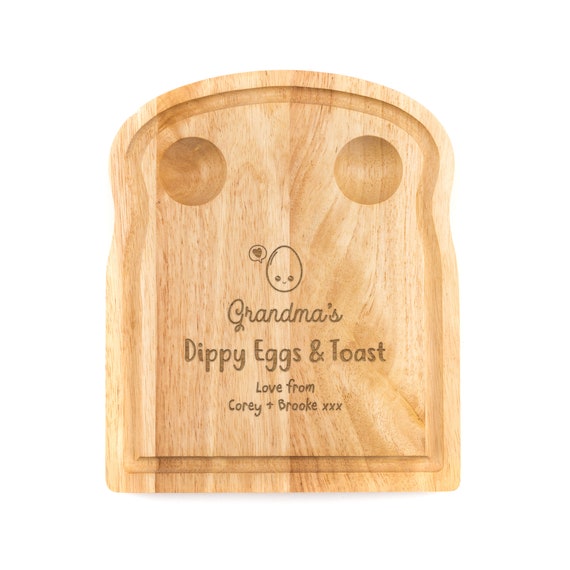 Personalised Egg and Toast Board Unique Birthday Christmas Etsy
