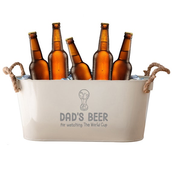 Personalised Home Bar Metal Ice Bucket Home Bar Accessories Decor Gift for  Beer Lovers Gift for Dad Happy Hour Drinks Cooler 