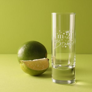 I&#39;m 21 B*****s Engraved Shot Glass - 21st Birthday Gift For Her - Milestone Birthday Gift For Women - Gift For 21 Year Old - Drinking Gifts