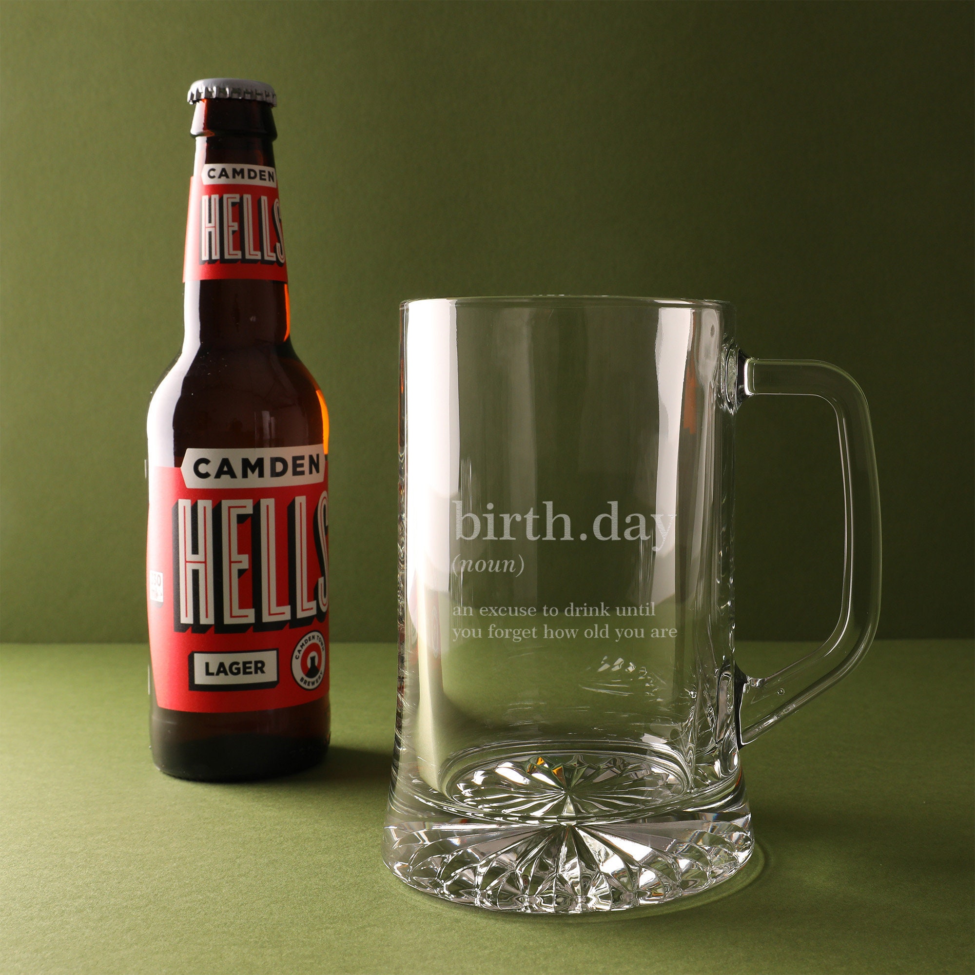 Engraved Birthday Definition Beer Glass Tankard Funny Etsy