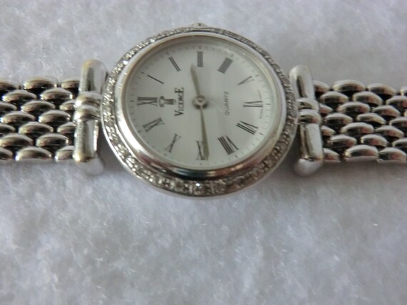 18 kt White Gold VicencE Ladies Watch - image 2