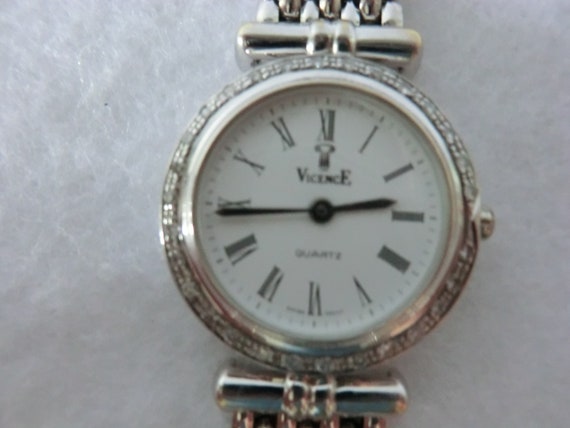18 kt White Gold VicencE Ladies Watch - image 5