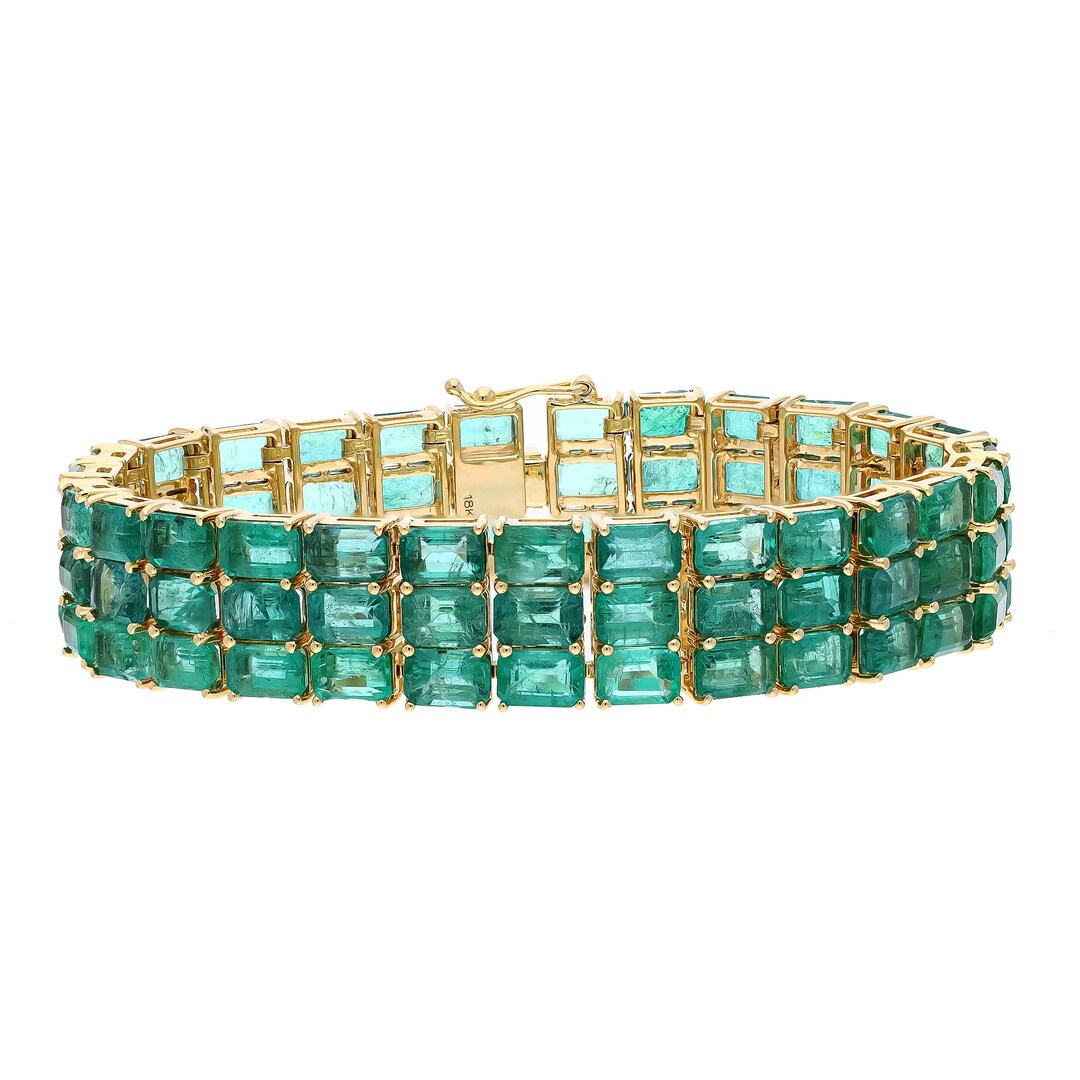 Salvatore Green Gem Bracelet main image 0