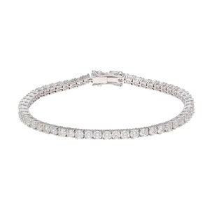 Gold Tennis Bracelet | 5.49 Cts. Natural Diamond Bracelets | 18k White Gold Diamond Tennis Bracelet Jewelry | Round Cut Diamond Bracelet