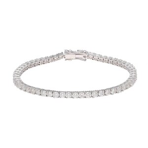 Gold Tennis Bracelet | 5.49 Cts. Natural Diamond Bracelets | 18k White Gold Diamond Tennis Bracelet Jewelry | Round Cut Diamond Bracelet