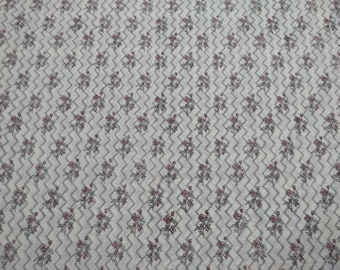 Tissu en coton imprimé handblock de 2,70 yards pour le quilting, tissu fait à la main, tissu en coton pour le rembourrage, tissu de fabrication de poupées, vêtements pour femmes