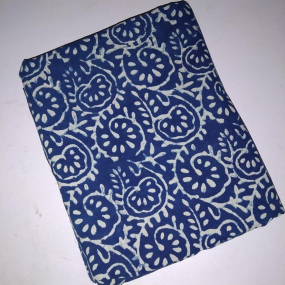Natural Indigo Block Print Placemats | Paisley Natural Indigo Block Print Placemats | Paisley