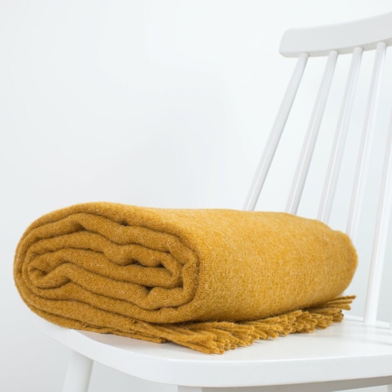 Natural color throw blanket sale