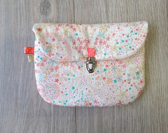 Porte monnaie, pochette femme tissu liberty Adeladja