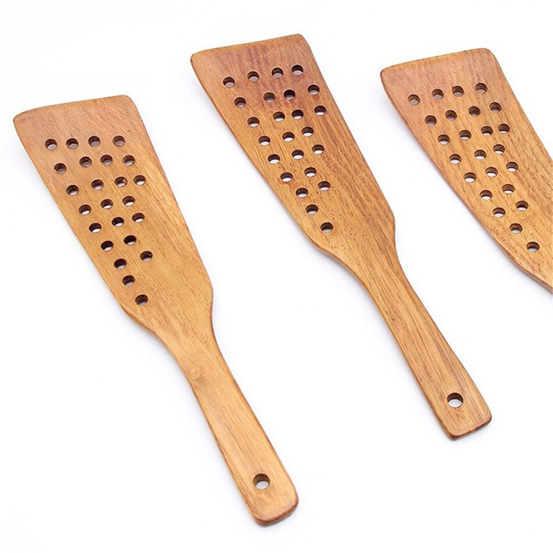 2 pcs Wooden Spatula Wood Shovel For Nonstick Pan Rice Etsy