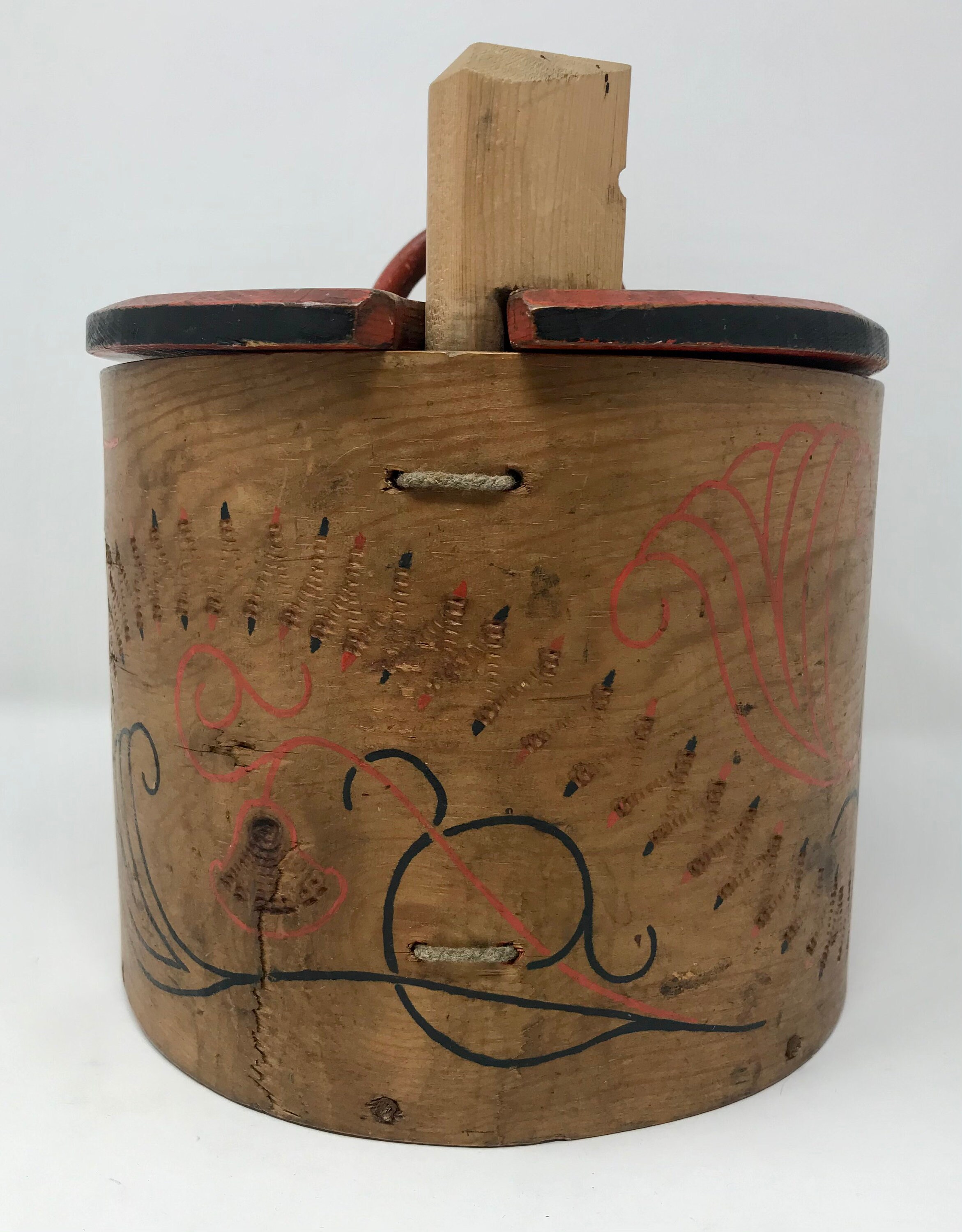 Antique Scandinavian bentwood tine box svepask large Etsy