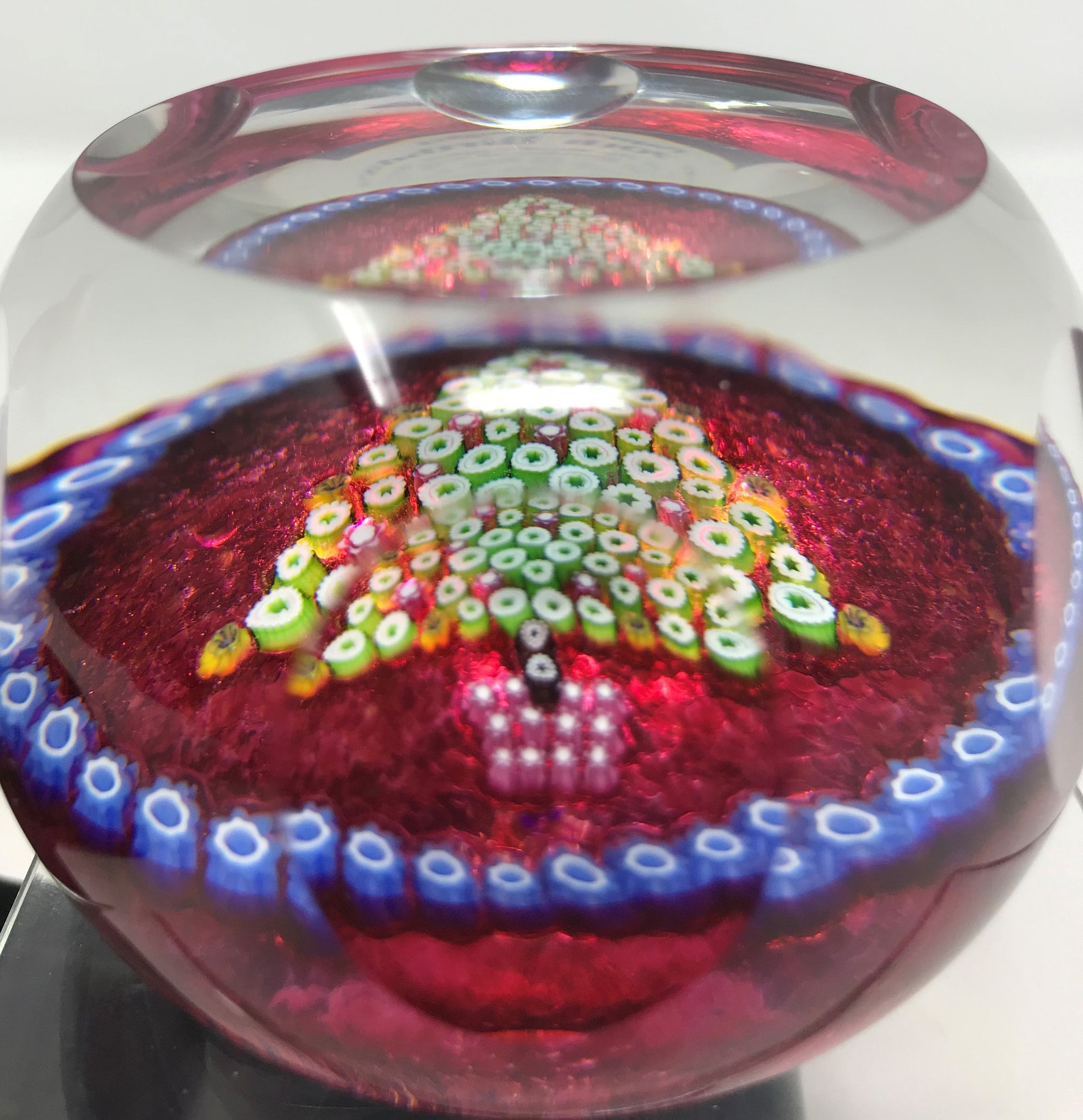 Caithness Paperweight Whitefriars Christmas Tree Colin Etsy