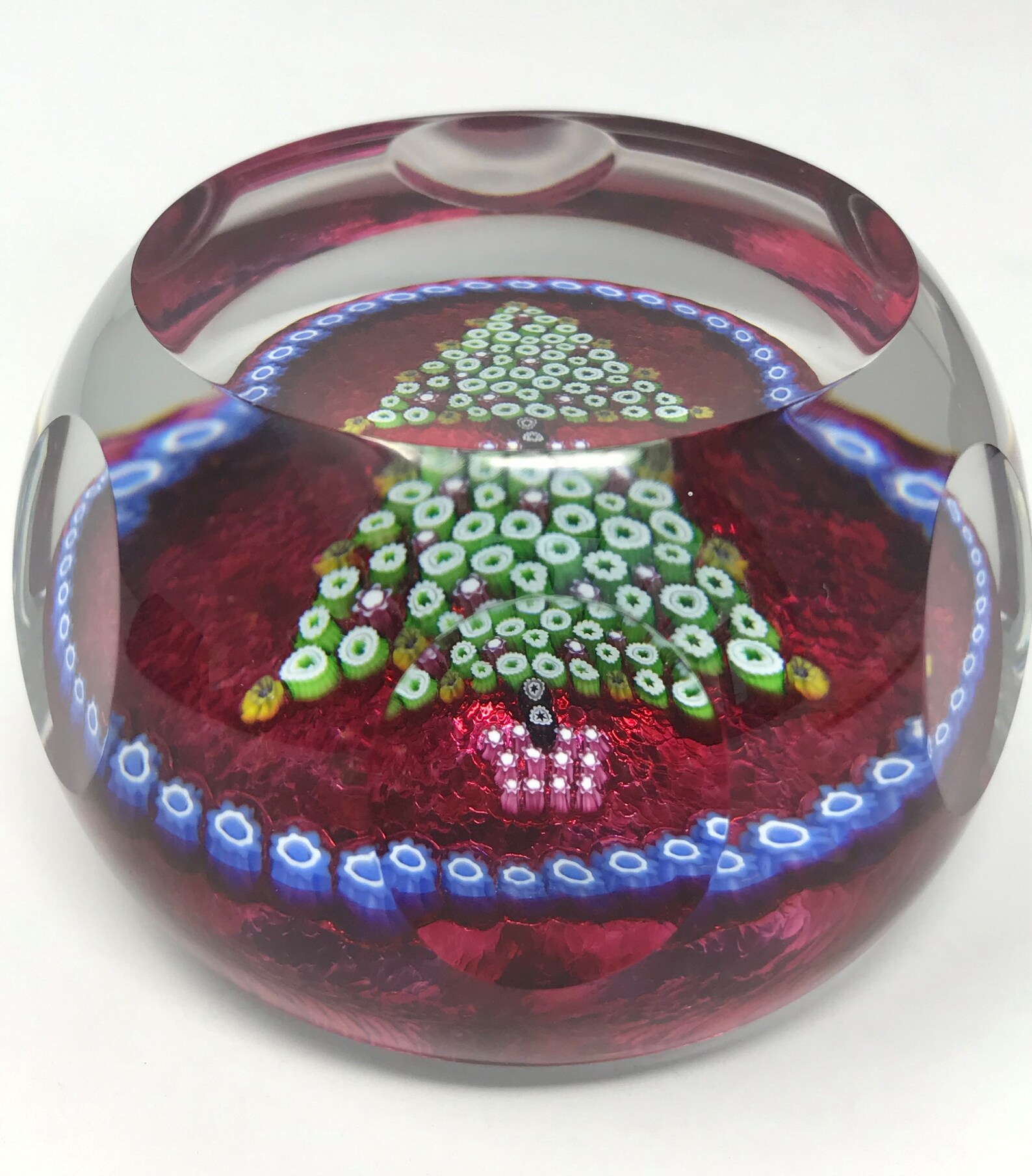 Caithness Paperweight Whitefriars Christmas Tree Colin Etsy