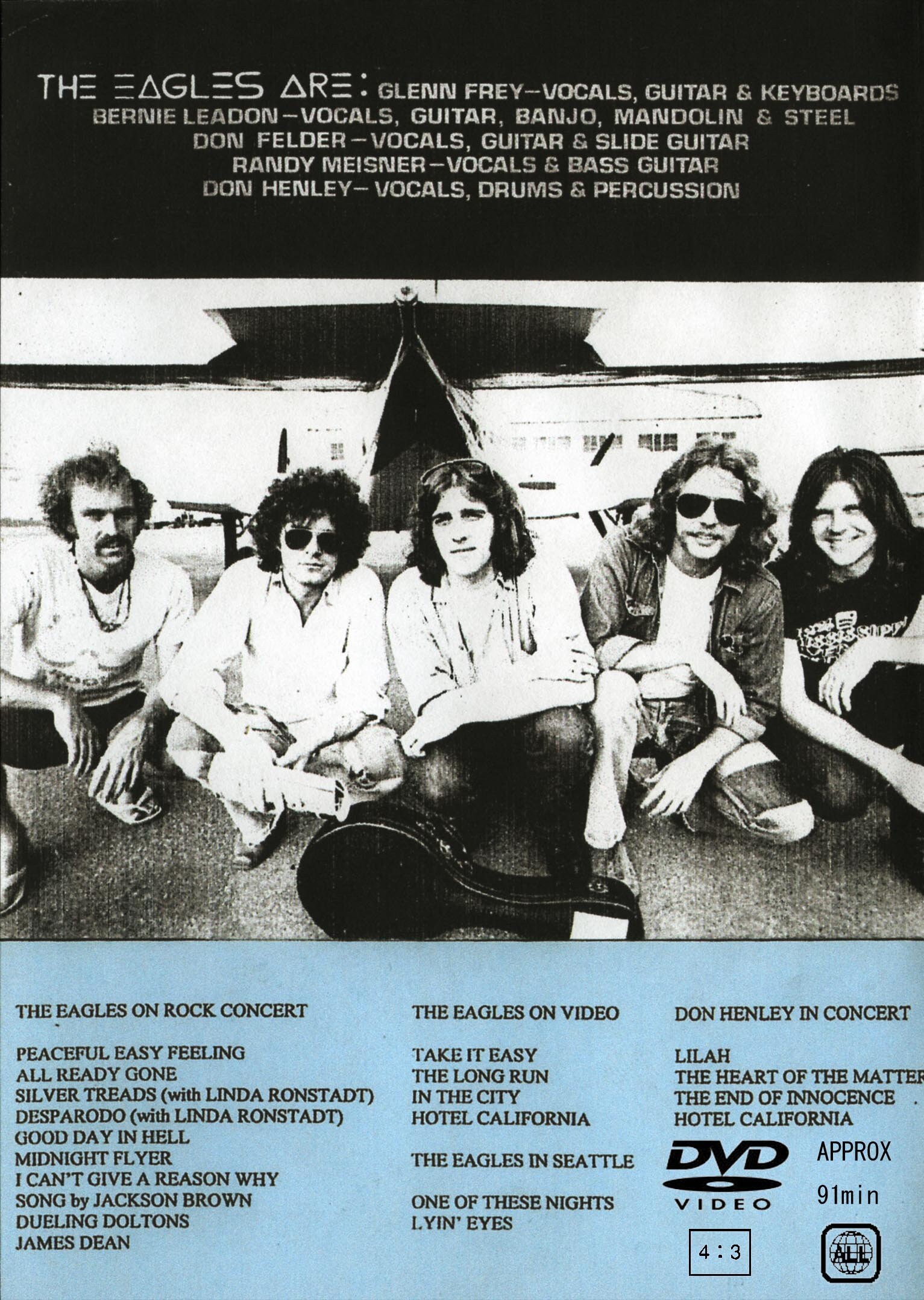 EAGLES Live On Stage dvd Etsy