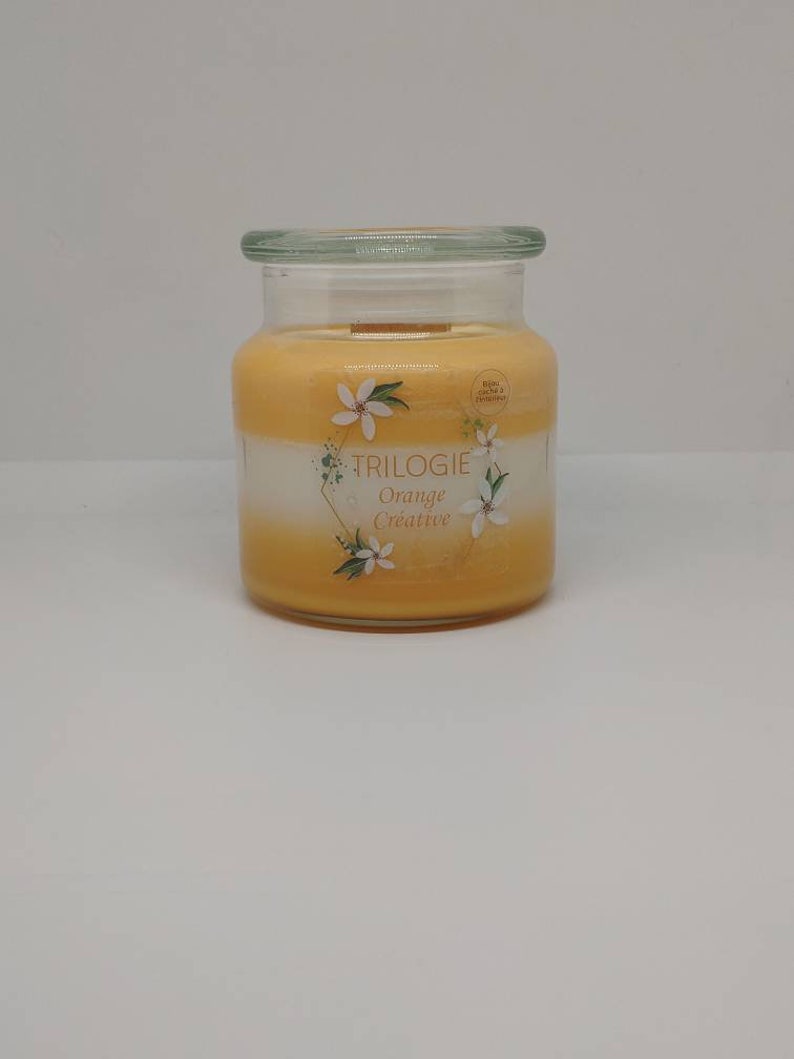 Natural Trilogy candle has soy wax with a jewel inside gift candle