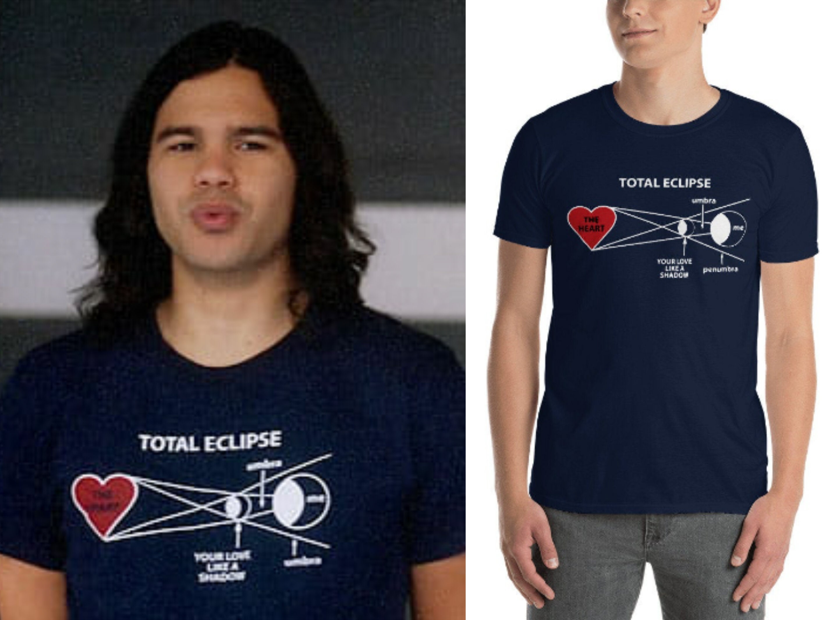 Eclipse total del corazón Divertido The Flash Cisco Camiseta unisex -   México