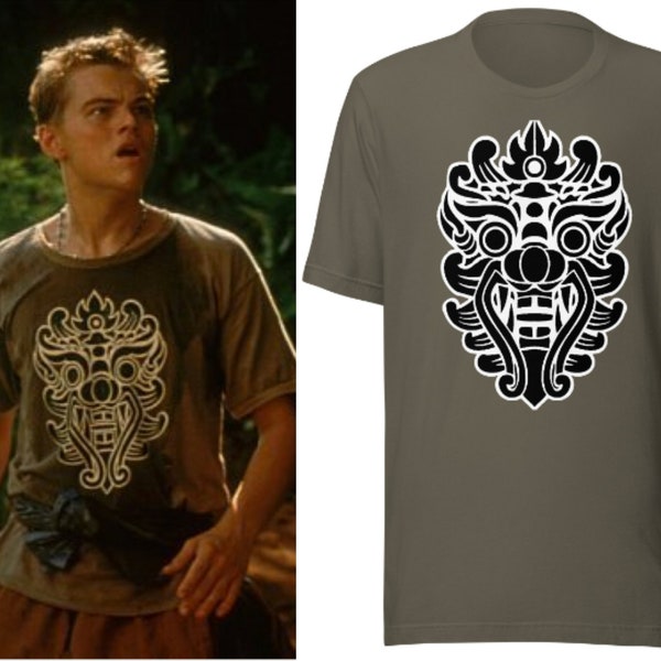 Tribal mask t-shirt Leonardo Di Caprio worn in The Beach