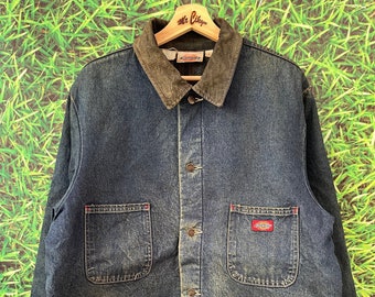 Vintage 80s Dickies Denim Limited Edition Jacket (code:KAZ)