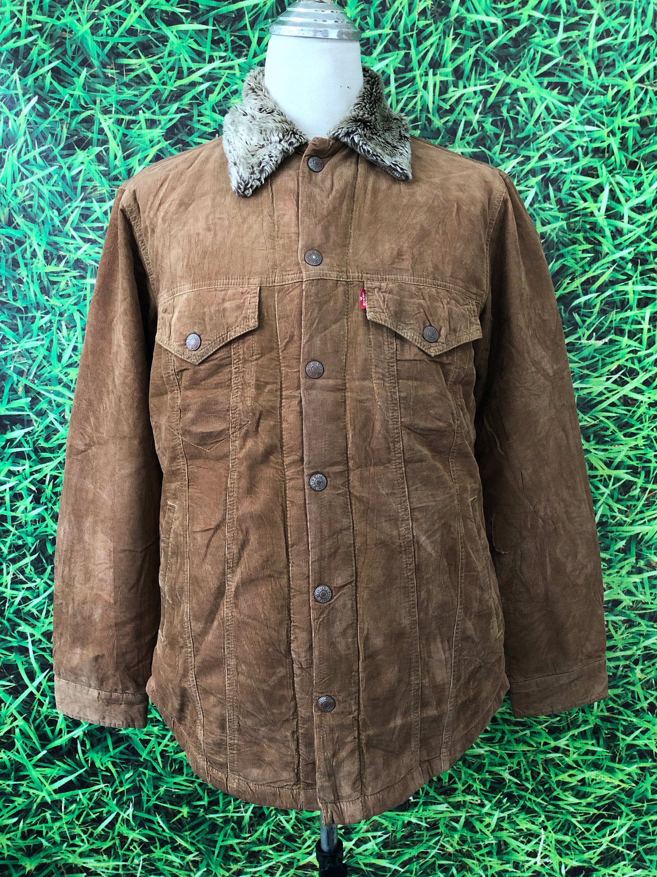 Vintage Levis Velvet Button up Jacket 