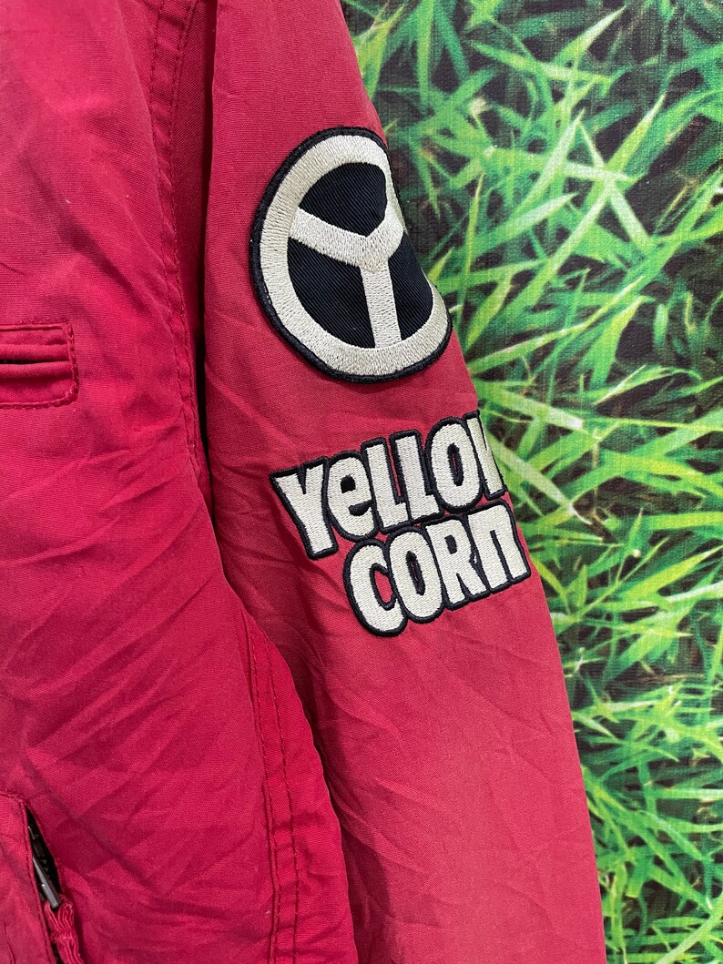 code:KAP Vintage Yellow Corn Motor Sports Tokyo Yokohama Highway Magician Racing Team Equipment