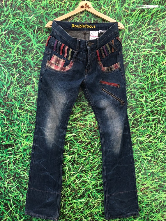 Vintage Doublefocus punk rock style denim (code:KA