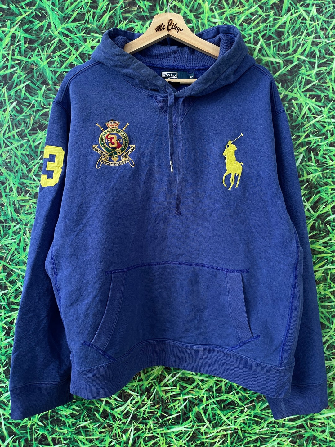 Vintage Polo by Ralph Lauren Big Embroidery Logo Sweatshirt - Etsy