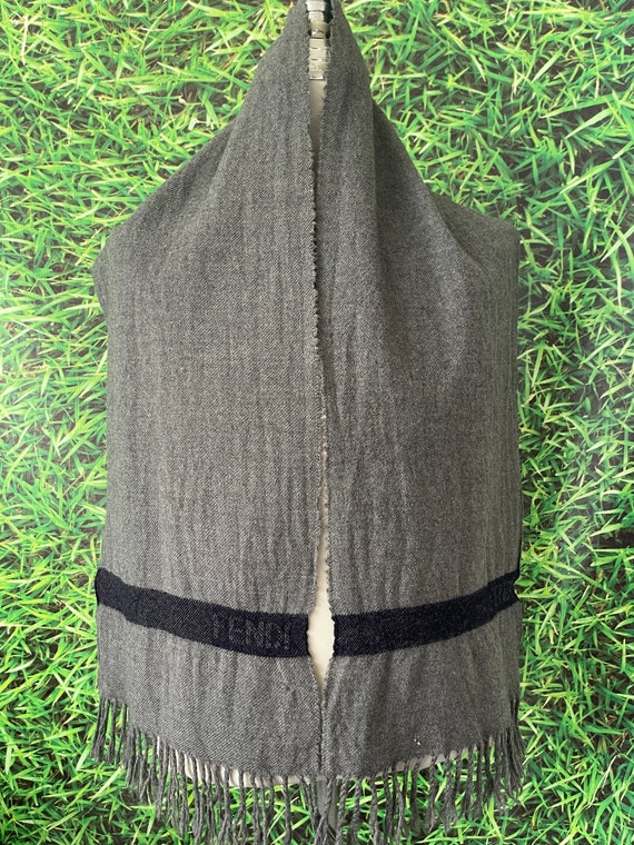 Vintage  Fendi Cravatte Made In Italy 100% Wool S… - image 4