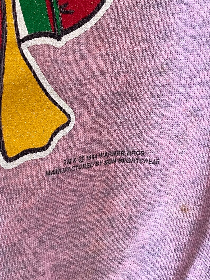 Vintage 1994 Warner Bros Made in USA Sweatshirt code:kas - Etsy