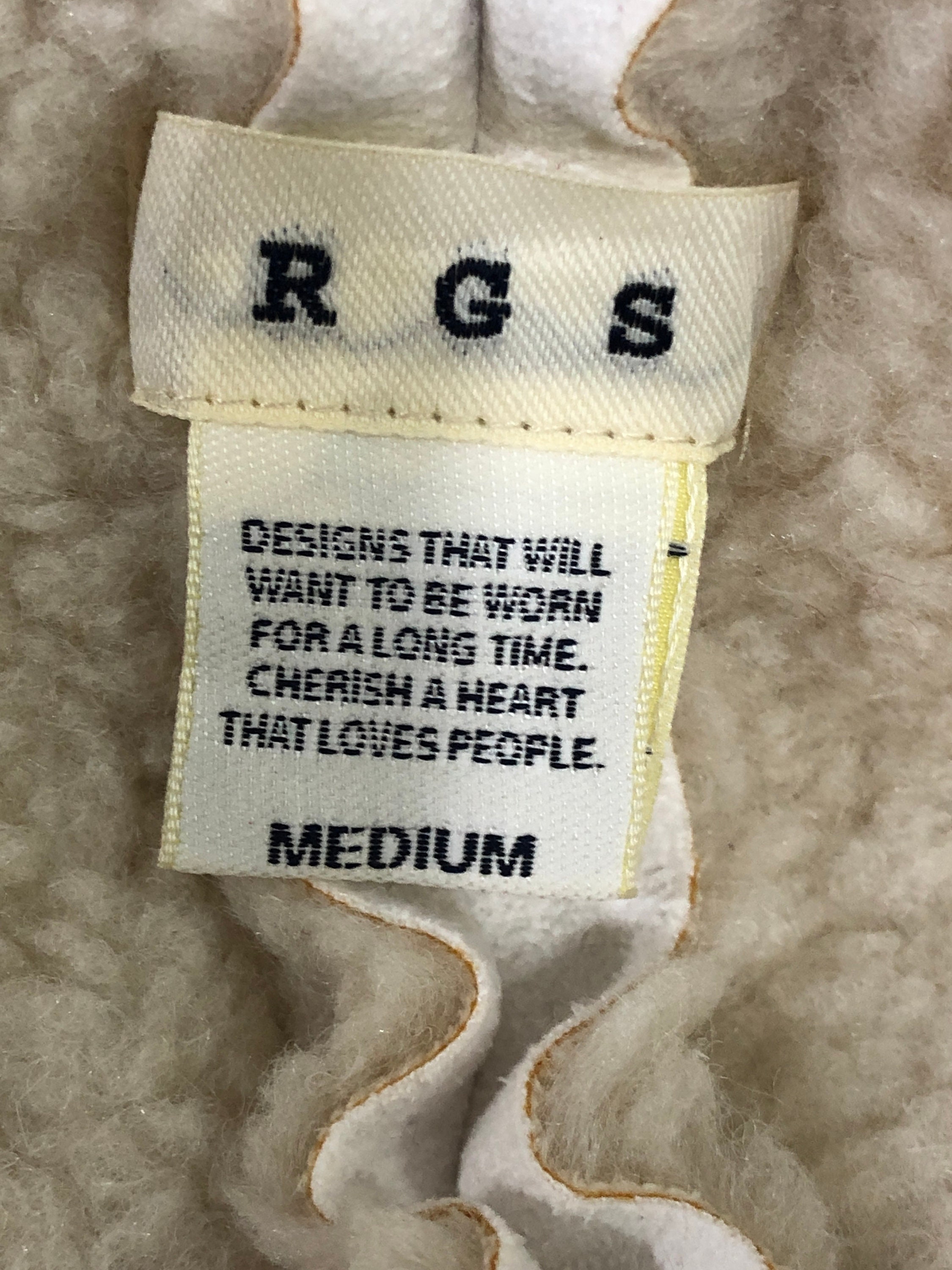 Vintage RGS Leather Jacket Japanese Brand code:ks - Etsy