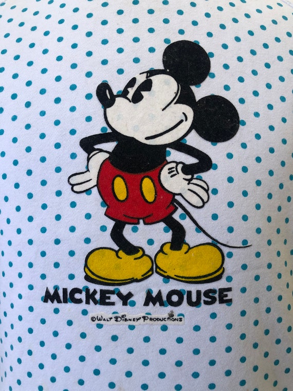 Vintage 90s Mickey Mouse Polka Dots (code:KG) - image 2