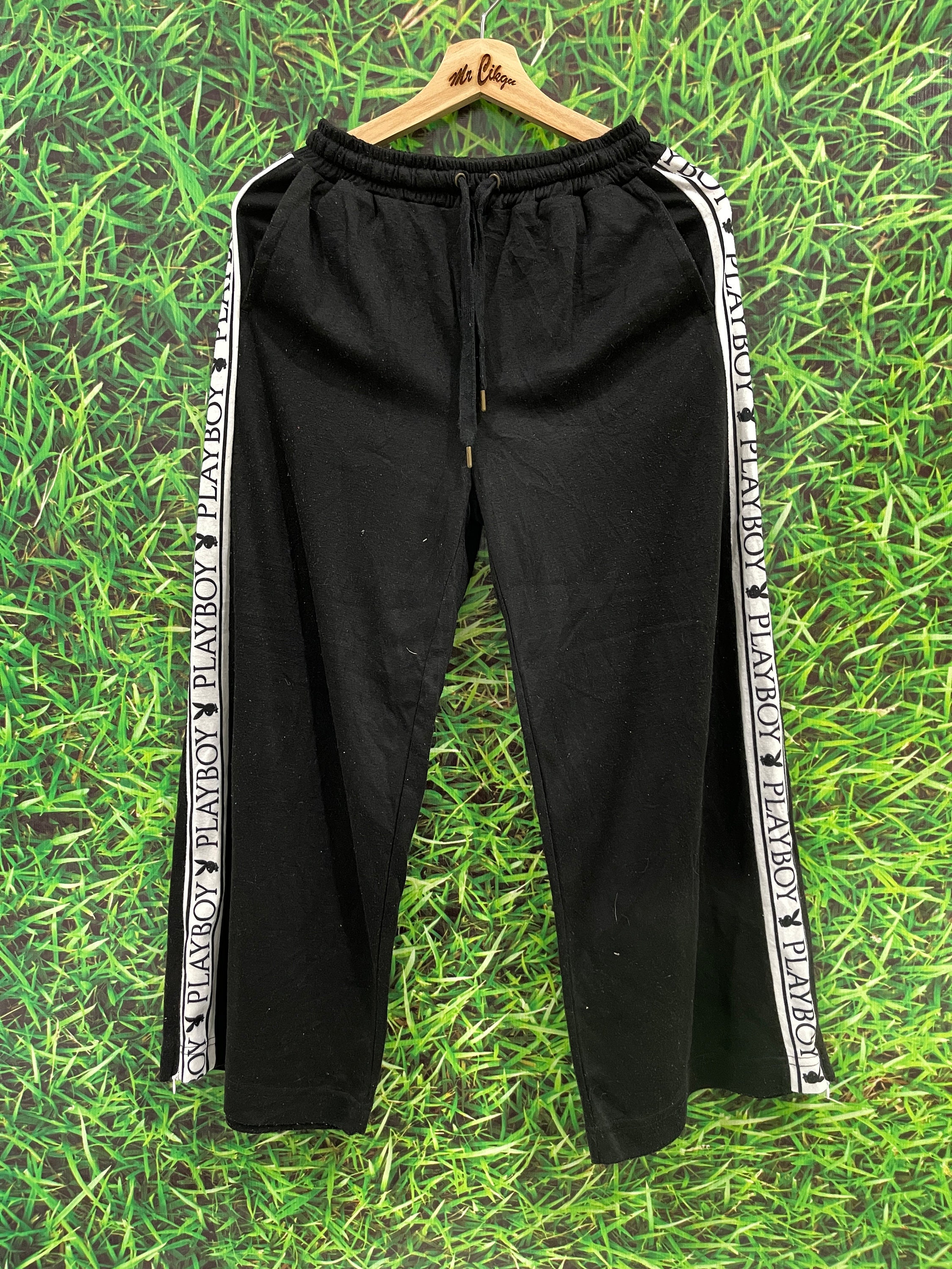 Vintage Playboy Stripe Jogger Pants 