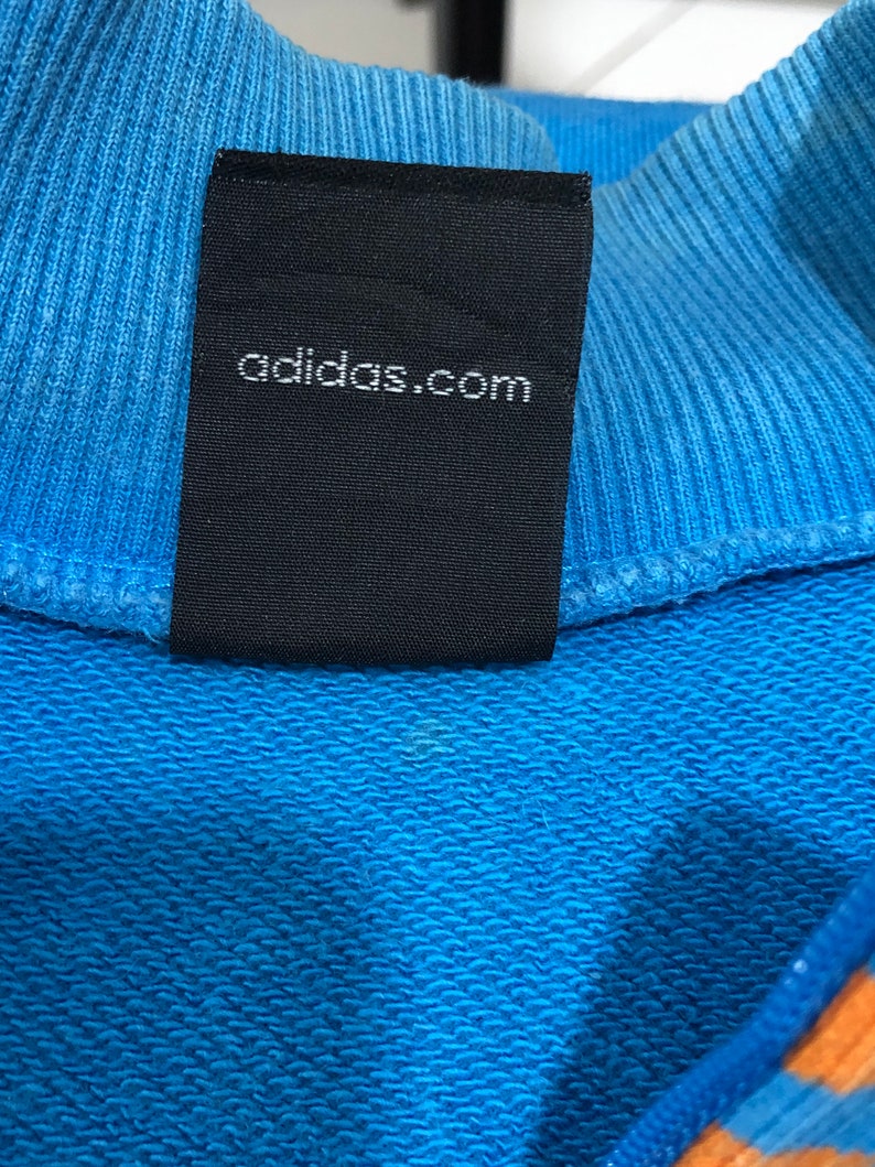 Vintage Adidas big logo quarter zipper code:ACE image 6