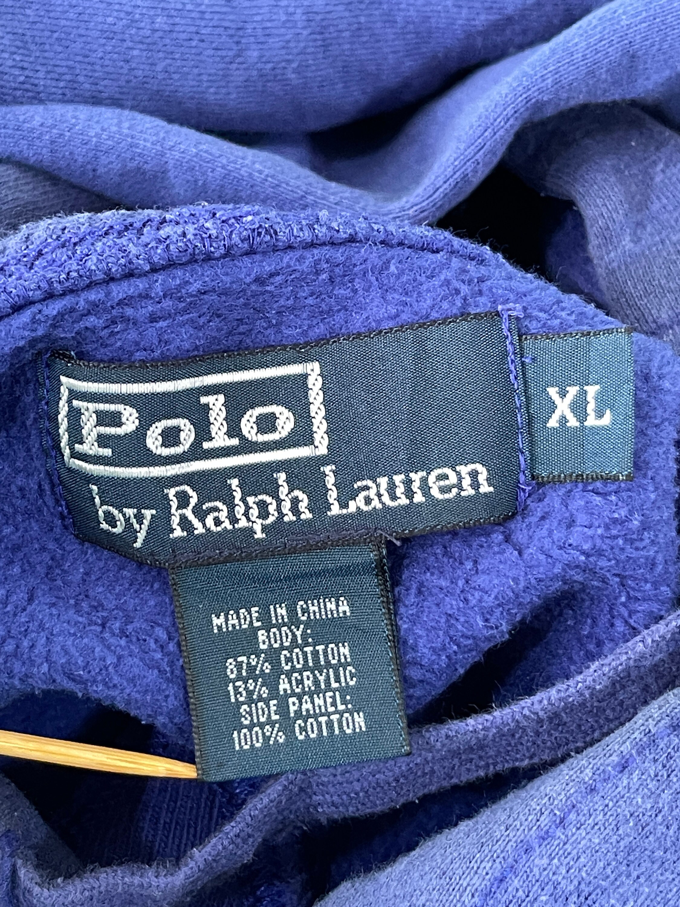 Vintage Polo by Ralph Lauren Big Embroidery Logo Sweatshirt - Etsy