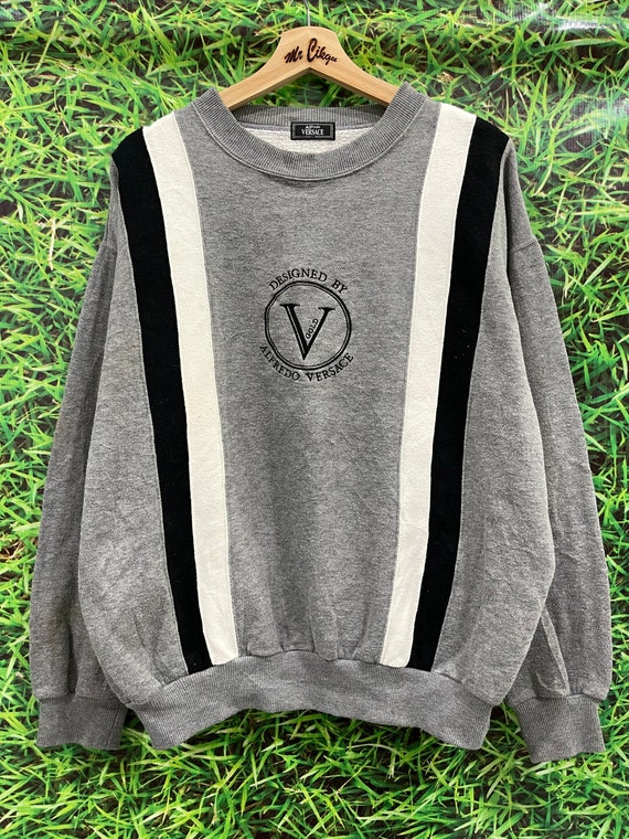 Vintage Alfredo Versace Big Embroidery Logo A.Vers