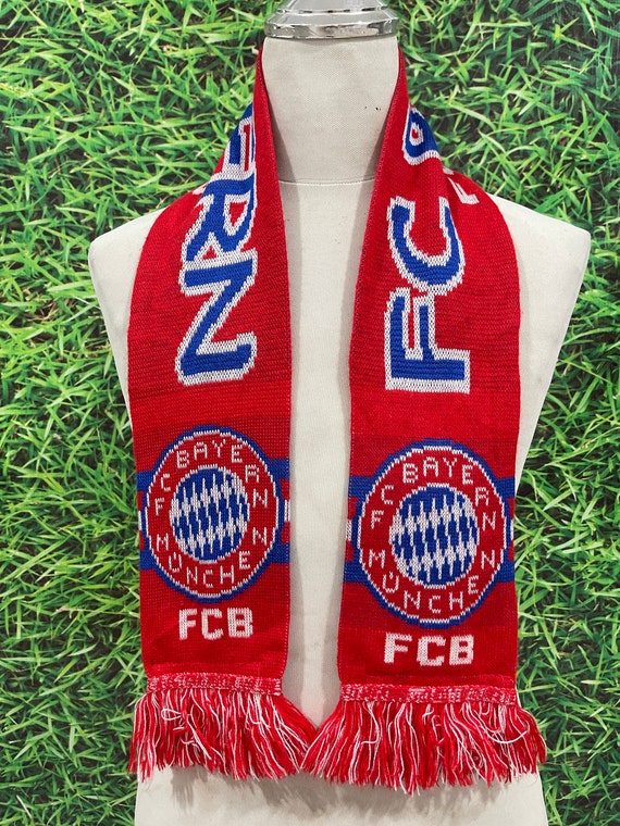 Vintage FC Bayern FCB Kids Big Logo Scarf Muffler code:kv3 - Etsy